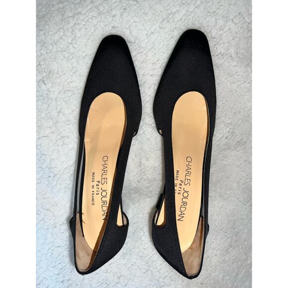 Charles Jordan made in Paris black heels - size 7 - Picture 8 of 8